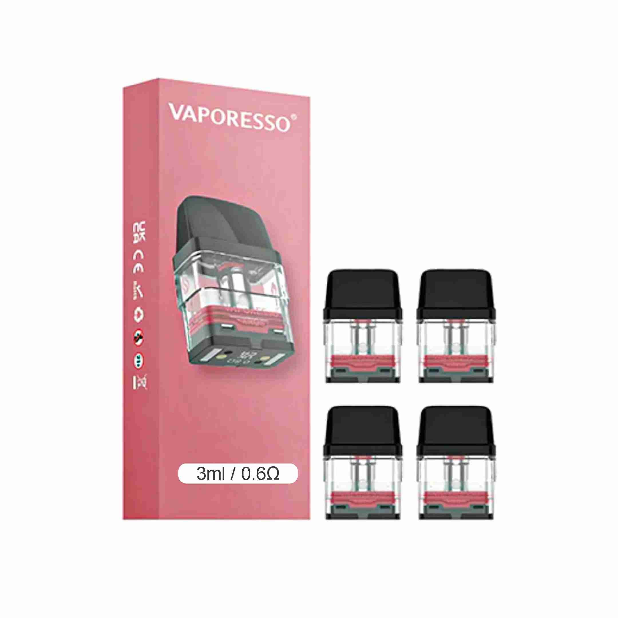 XROS Series 0.6Ω MESH POD (3ML) Black — (set  4 buc)